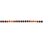 Natural Baltic Amber Junior Necklace. Baroque Rainbow 5mm - XB55RB3