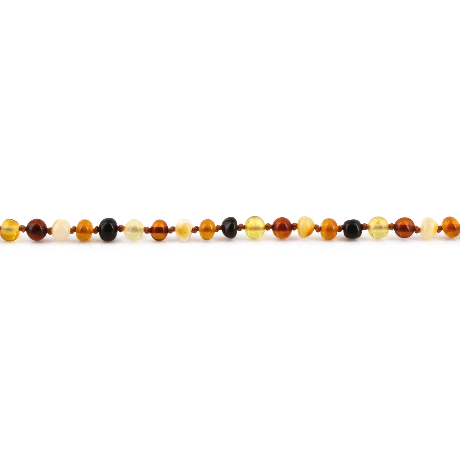 Adult Baltic Amber Necklace. Baroque Multicolour 5mm - XB54M