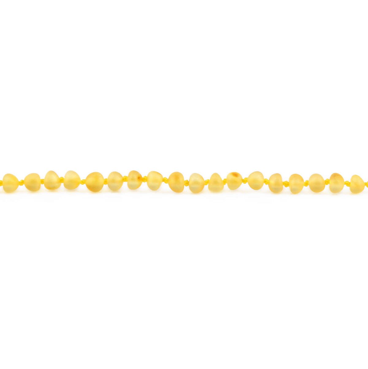 Adult Baltic Amber Necklace. Baroque Yellow 5mm - XB54YM