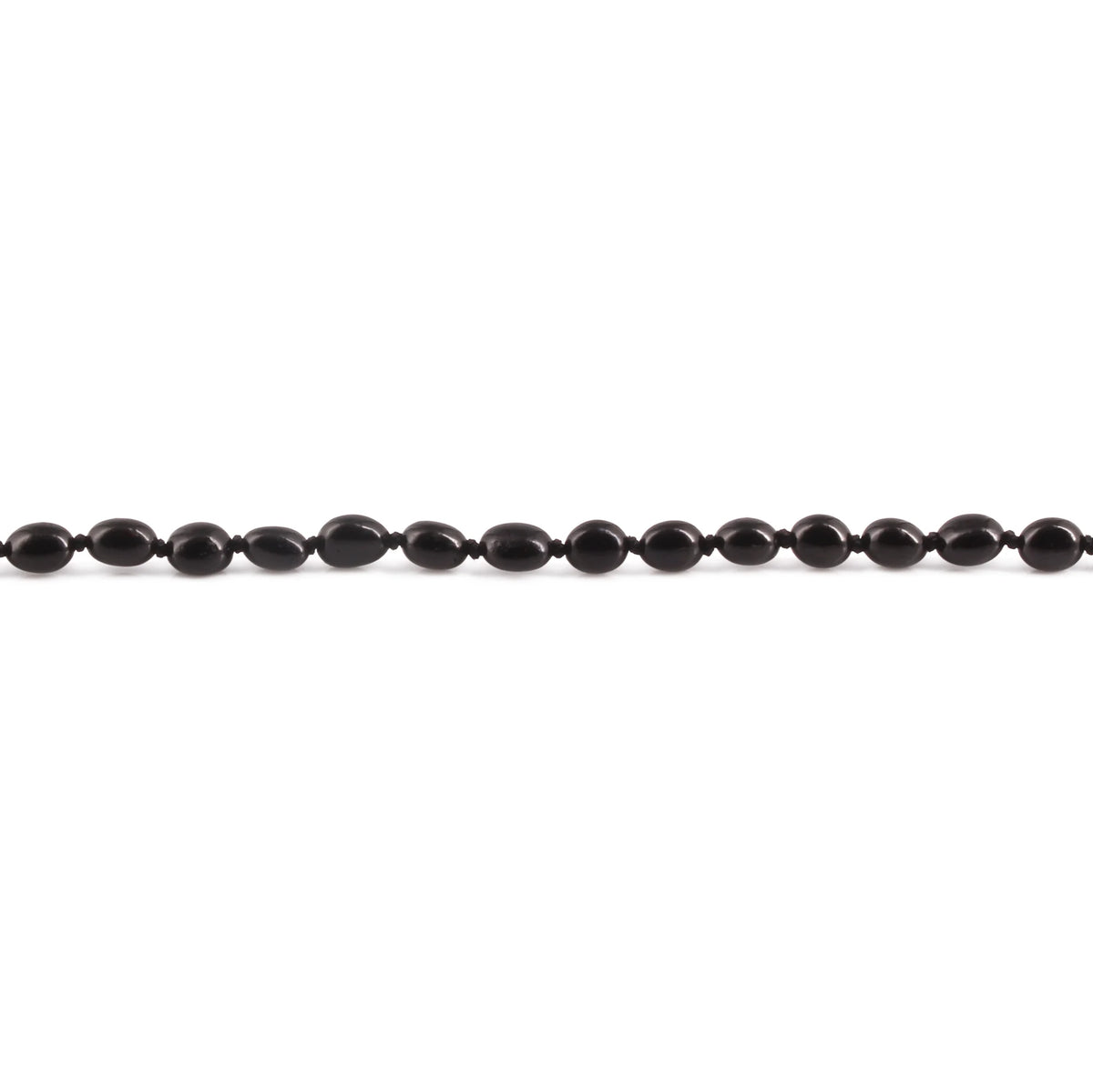 Adult Baltic Amber Necklace. Olive Black 5mm - XO54B