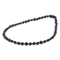 Adult Baltic Amber Necklace. Olive Black 5mm - XO54B