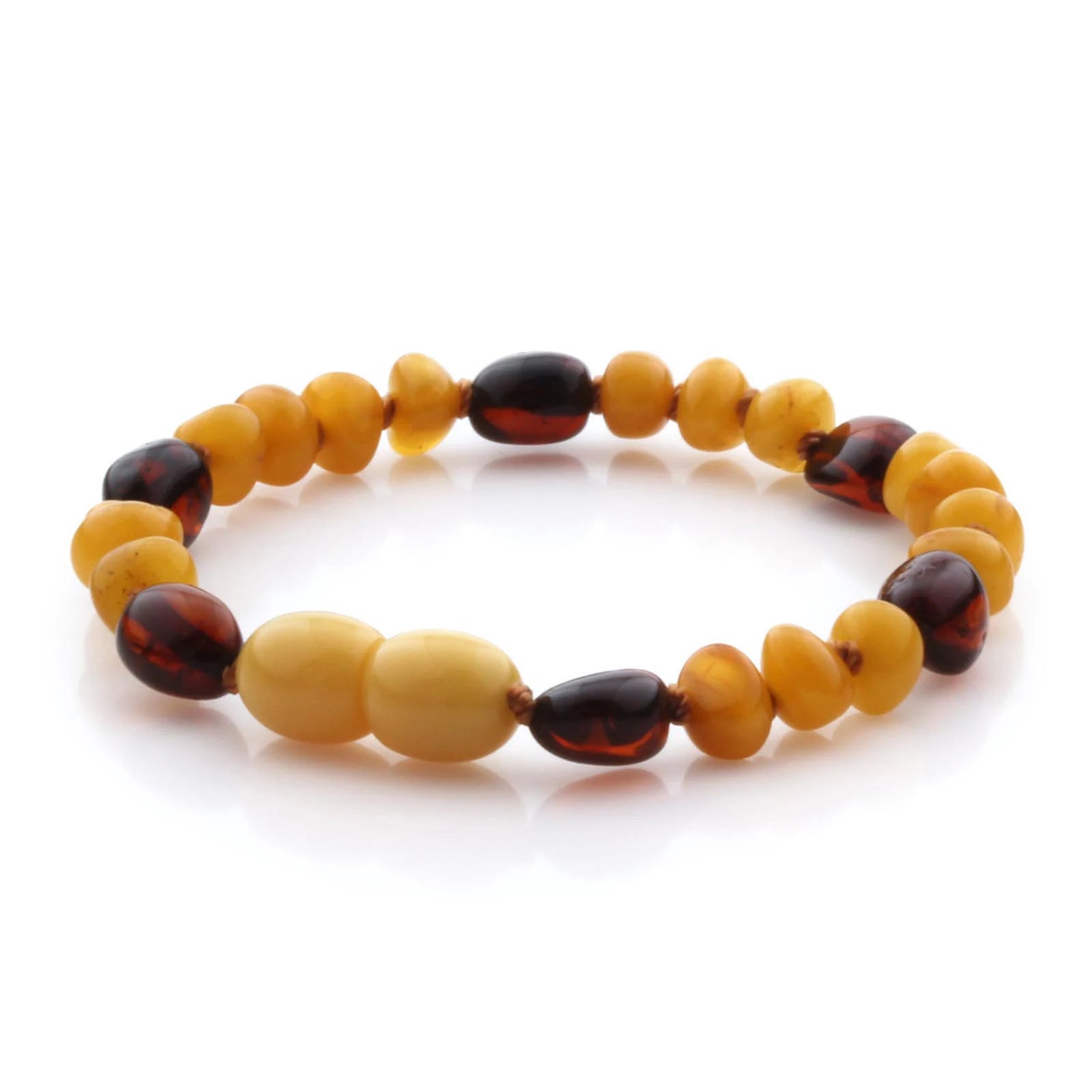 Natural Baltic Amber Teething Bracelet. Limited Edition LE75