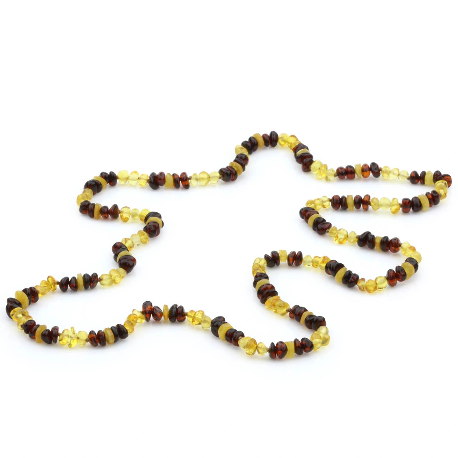 70cm Long Genuine Baltic Amber Necklace for Adult. AGS 003