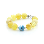 Adult Baltic Amber Bracelet Round Beads 13mm 22gr. SPS07