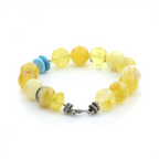 Adult Baltic Amber Bracelet Round Beads 11mm 21gr. SPS36