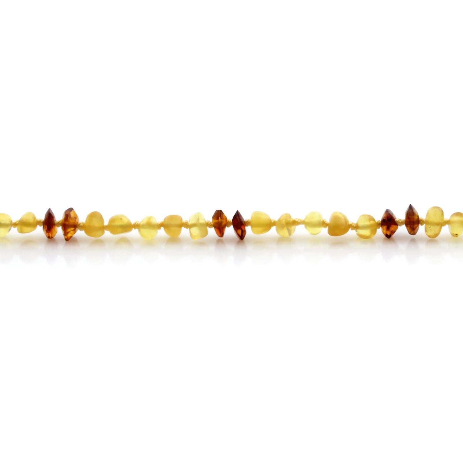 Natural Baltic Amber Teething Bracelet. Baroque LE78