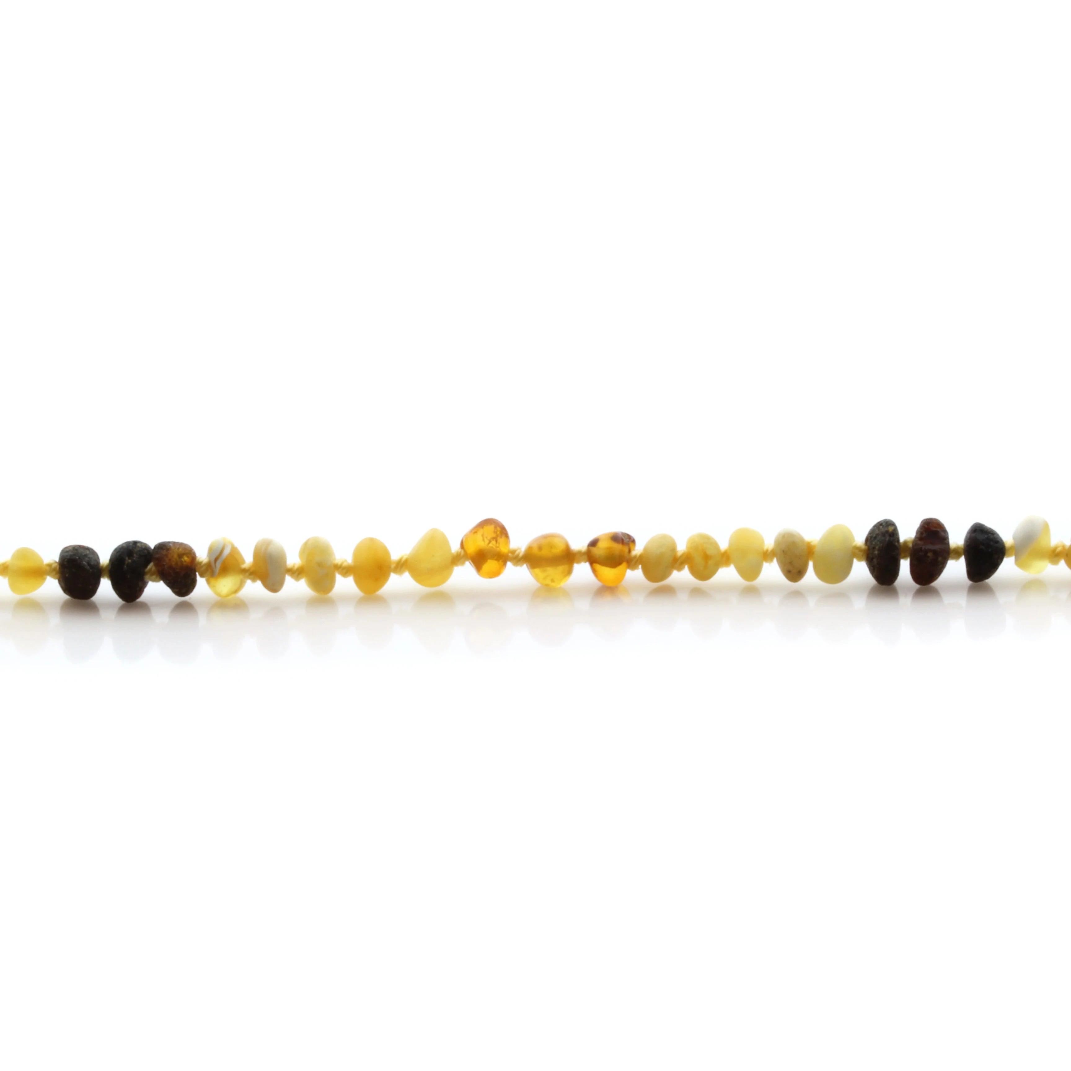 Natural Baltic Amber Teething Bracelet. Baroque LE81