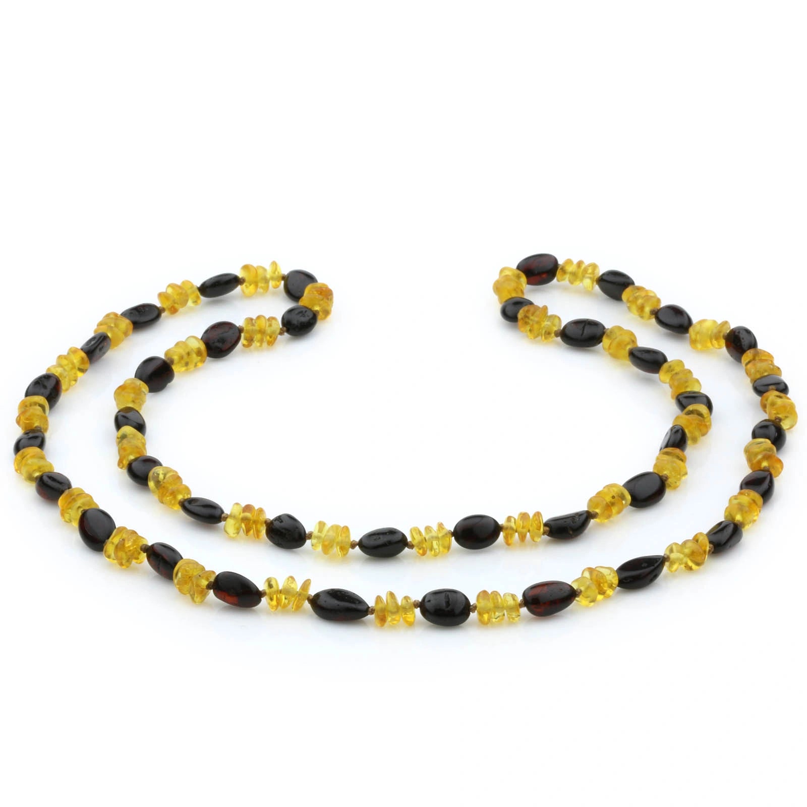 70cm Long Genuine Baltic Amber Necklace for Adult. AGS 055