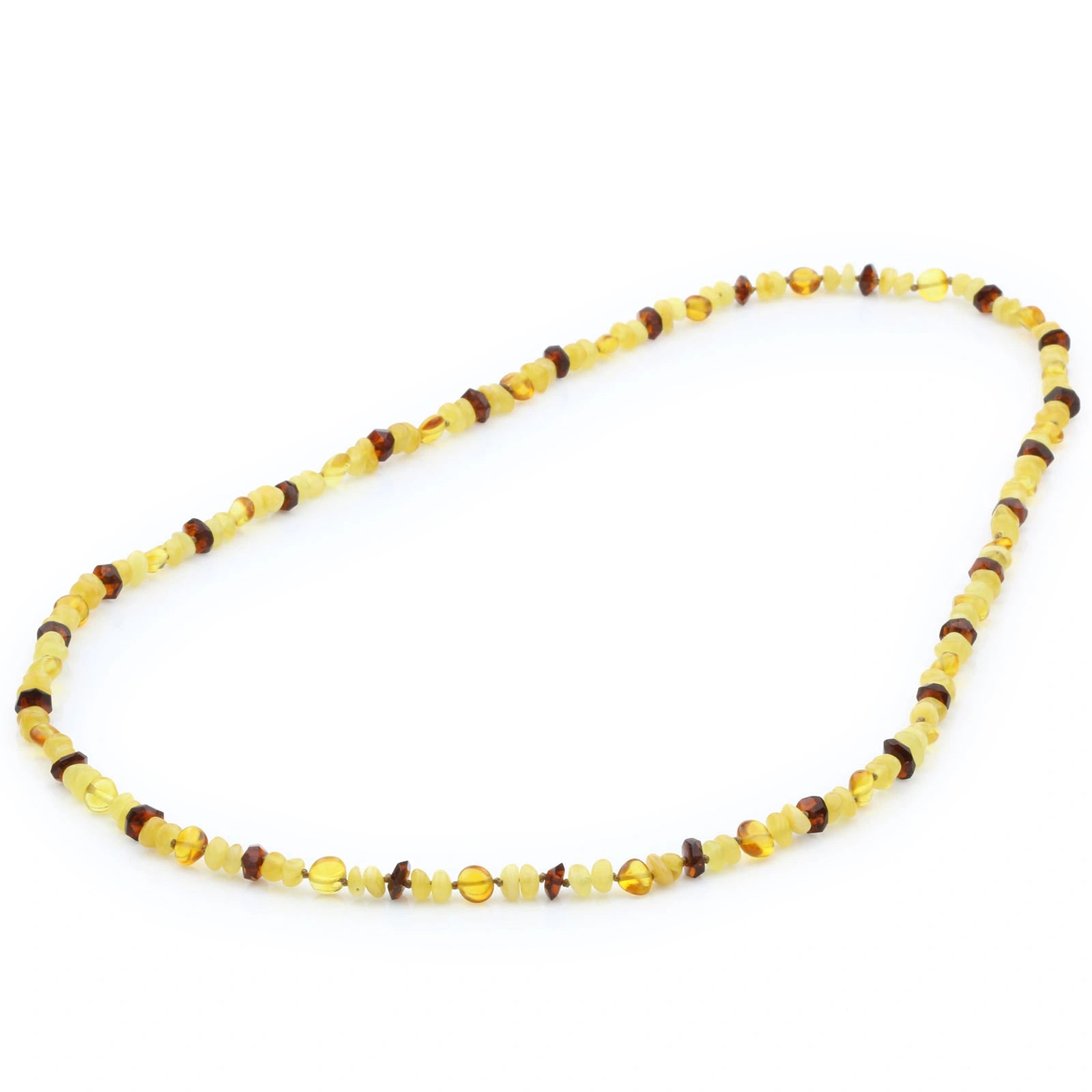 70cm Long Genuine Baltic Amber Necklace for Adult. AGS 042