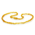 Baltic amber roundel junior necklace, 40cm