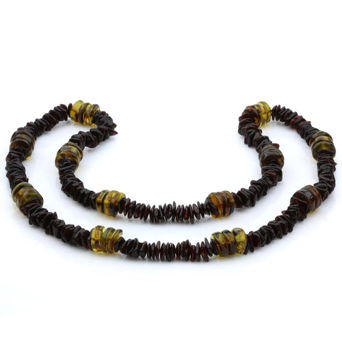 80cm Long Genuine Baltic Amber Necklace for Adult. AGS 043A