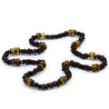 80cm Long Genuine Baltic Amber Necklace for Adult. AGS 043A
