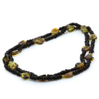70cm Long Genuine Baltic Amber Necklace for Adult. AGS 027