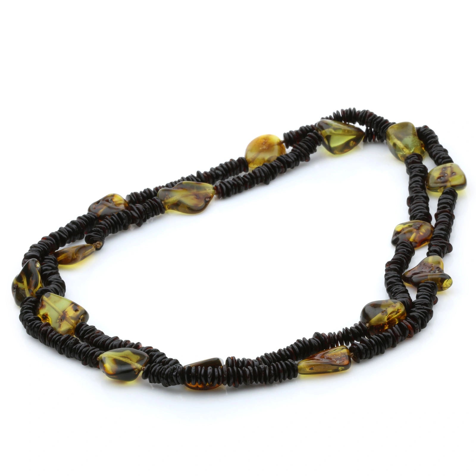 70cm Long Genuine Baltic Amber Necklace for Adult. AGS 027