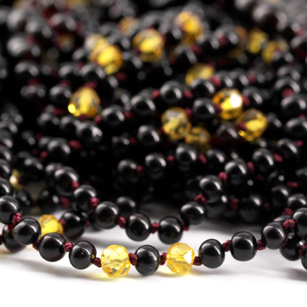 Natural Baltic Amber Junior Necklace. Baroque 5mm - JN113