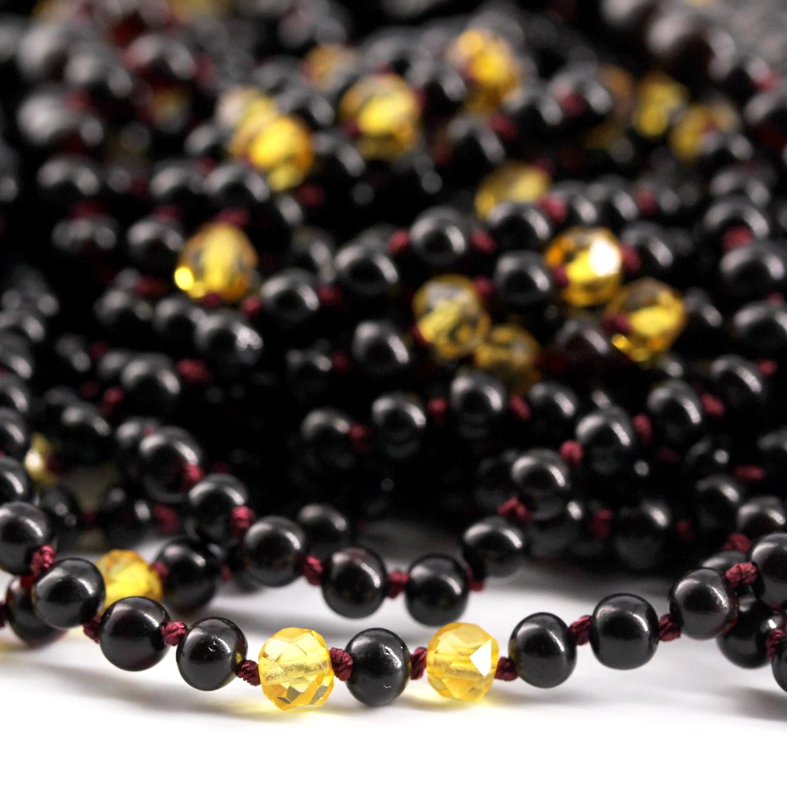 Natural Baltic Amber Junior Necklace. Baroque 5mm - JN113