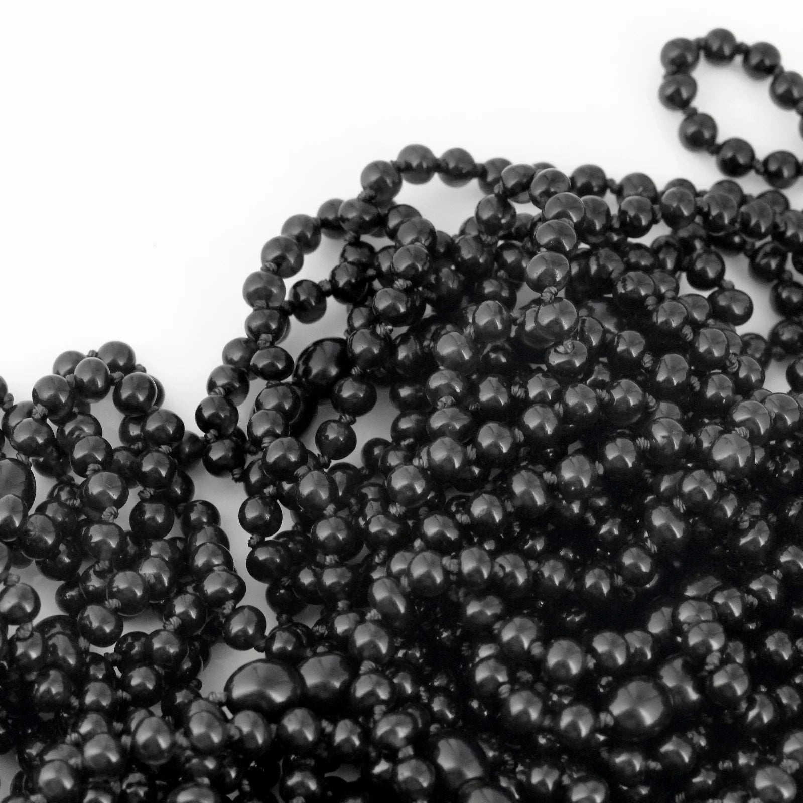Natural Baltic Amber Junior Necklace. Baroque Black 5mm - XB54B