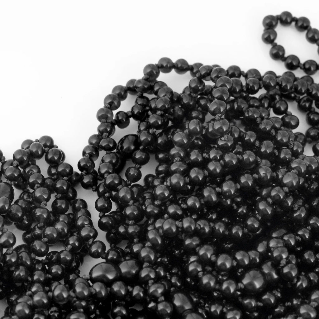 Adult Baltic Amber Necklace. Baroque Black 5mm - XB54B