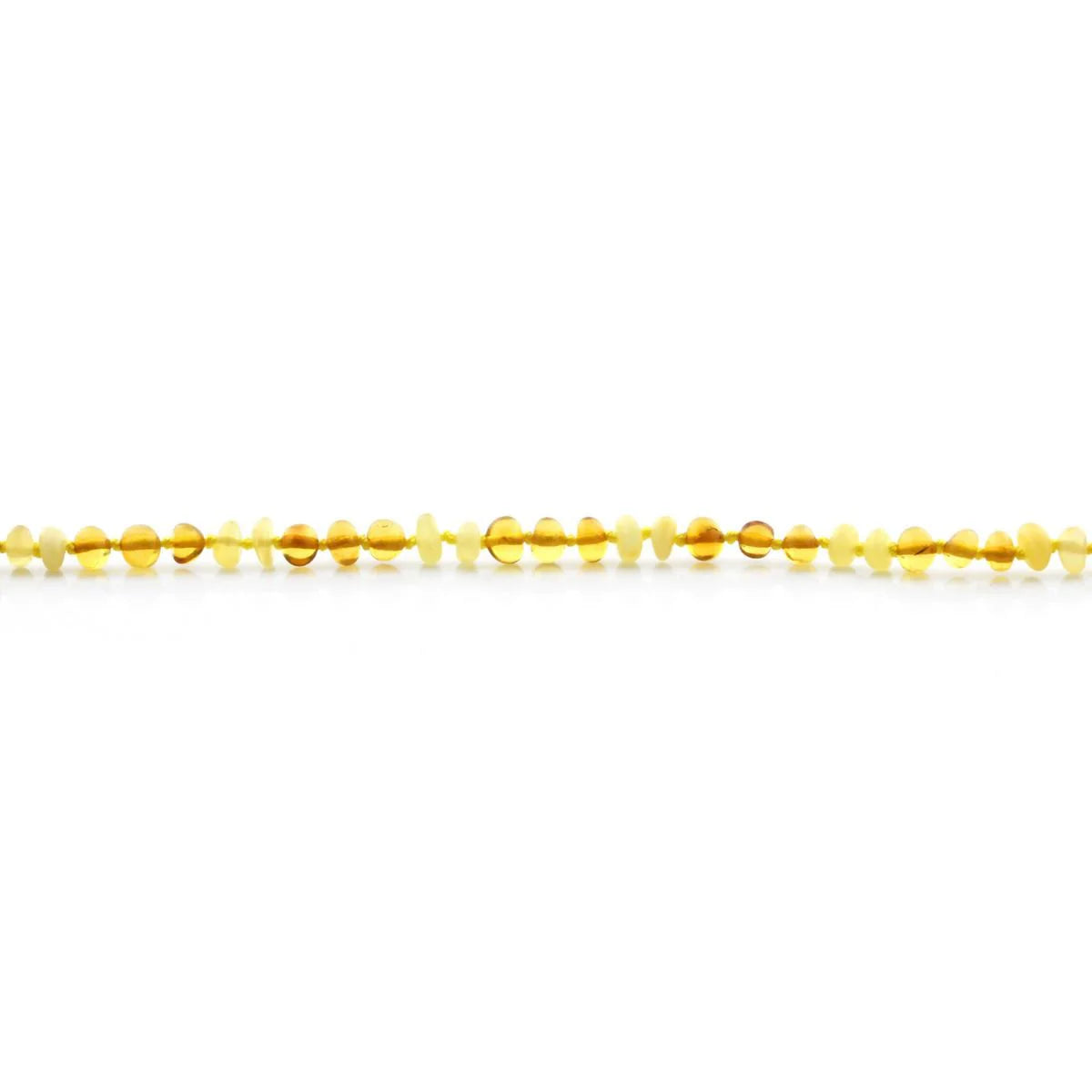 Adult Baltic Amber Necklace. Baroque Light Cognac 5mm - BA122