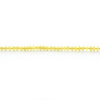 ADULT BALTIC AMBER NECKLACE. ROUNDEL MILKY YELLOW 5X3 MM