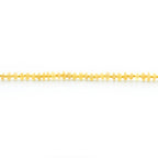 Adult Baltic Amber Necklace. Roundel Milky Yellow 5mm - RO53