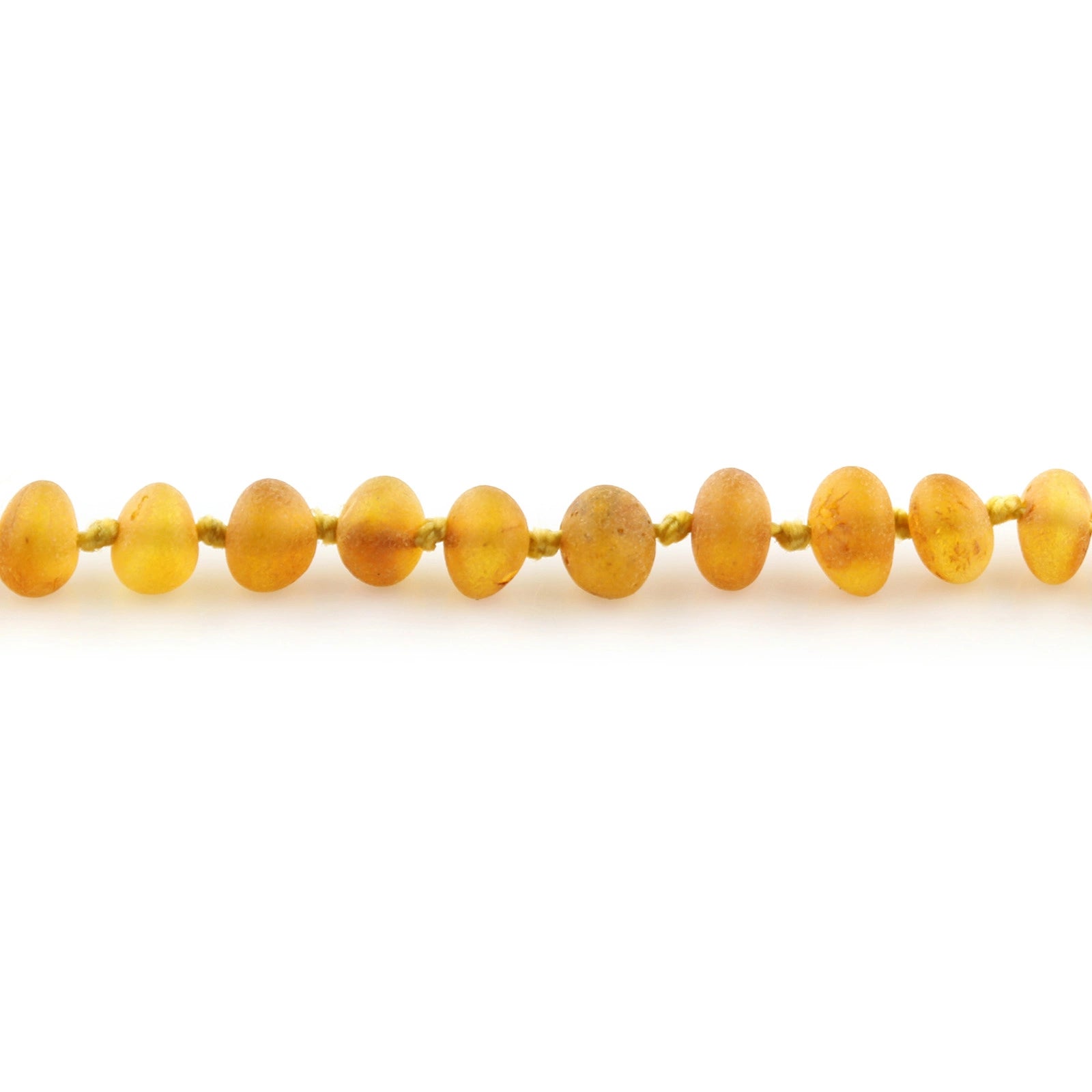 Adult Baltic Amber Necklace. Baroque Light Cognac 5mm - BA124