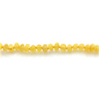 Adult Baltic Amber Necklace. Baroque Milky Yellow 4mm - BA146
