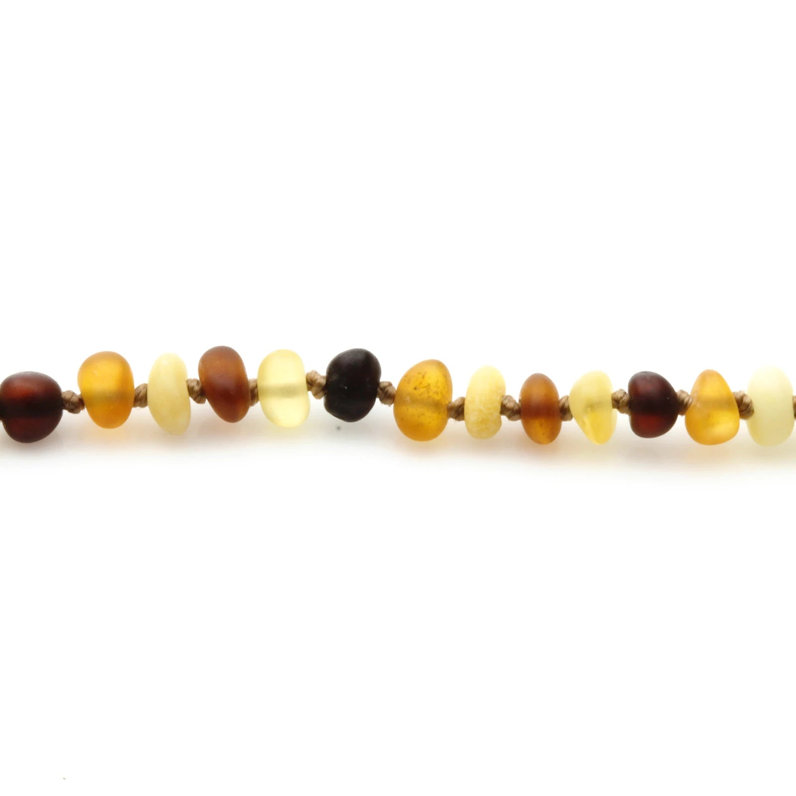 Adult Baltic Amber Necklace. Baroque Multicolour 4mm - BA144