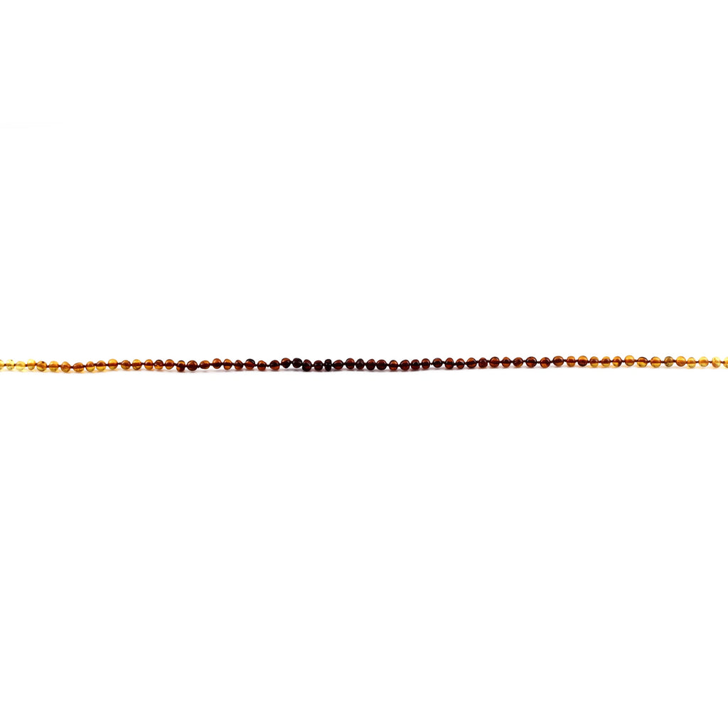 Adult Baltic Amber Necklace. Baroque Rainbow 5mm - BA123