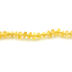 Adult Baltic Amber Necklace. Baroque Yellow 4mm - BA145