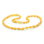 Adult Baltic Amber Necklace. Olive Milky Yellow Rough 5mm - OL54