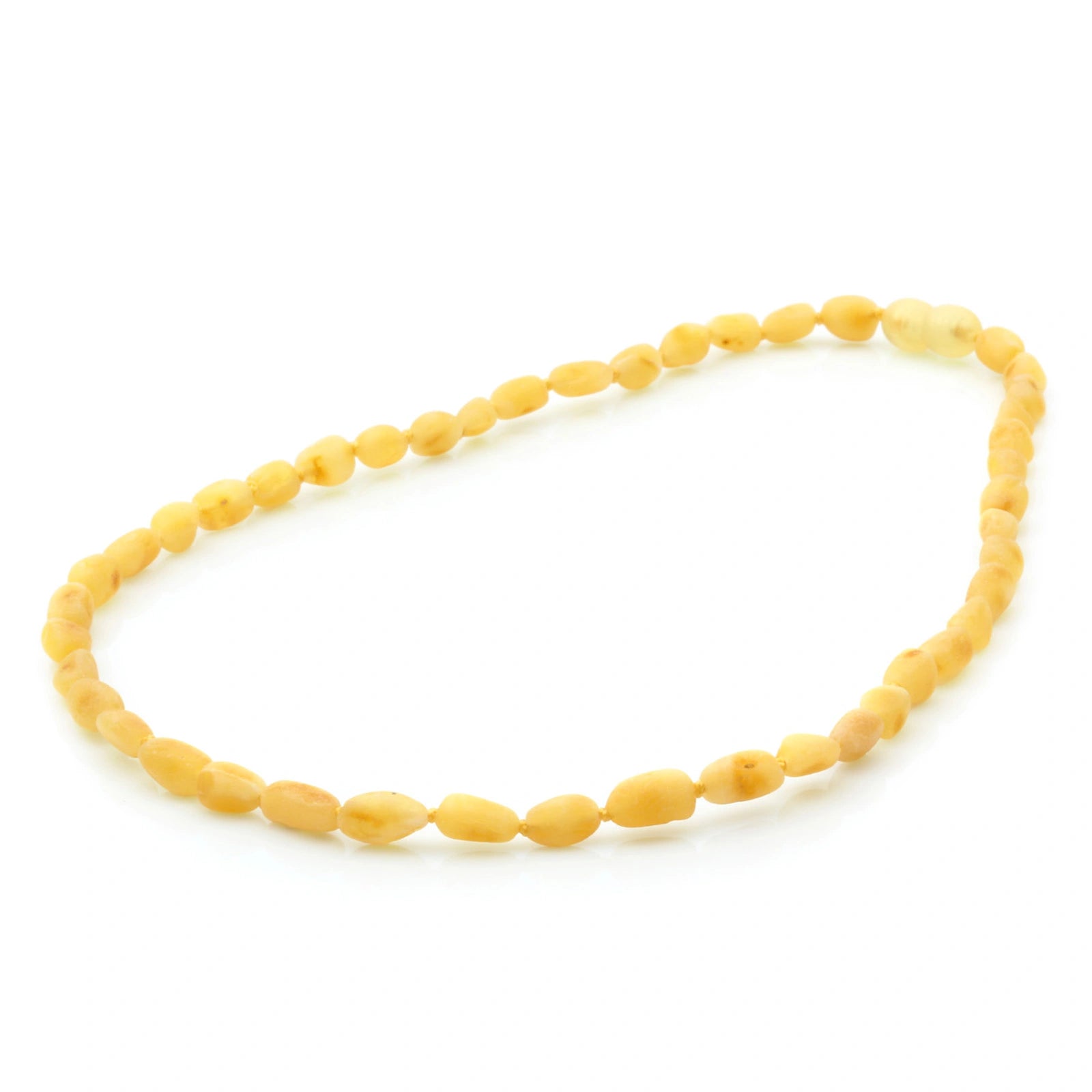 Adult Baltic Amber Necklace. Olive Milky Yellow Rough 5mm - OL54