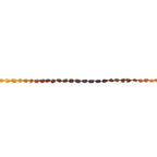 Adult Baltic Amber Necklace. Olive Rainbow Rough 5mm - OL47