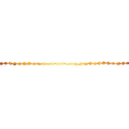 Adult Baltic Amber Necklace. Olive Rainbow Rough 5mm - OL50