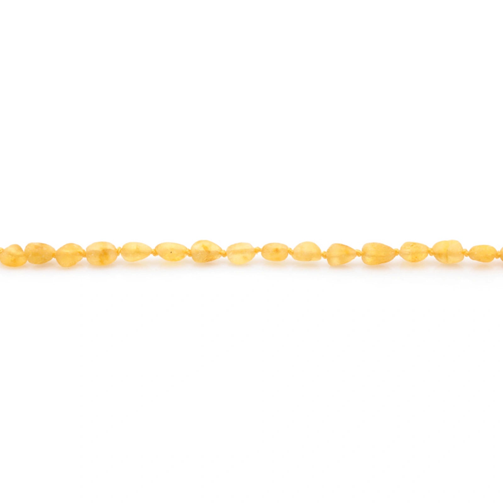 Adult Baltic Amber Necklace. Olive Yellow Rough 5mm - OL53