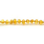 Adult Baltic Amber Necklace. Baroque Light Cognac 5mm - BA125