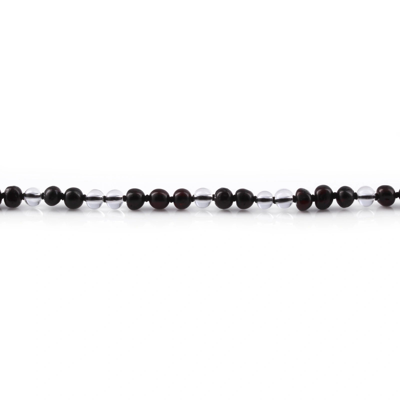 BALTIC AMBER & ROCK CRYSTAL TEETHING BRACELET. LIMITED EDITION. LE487