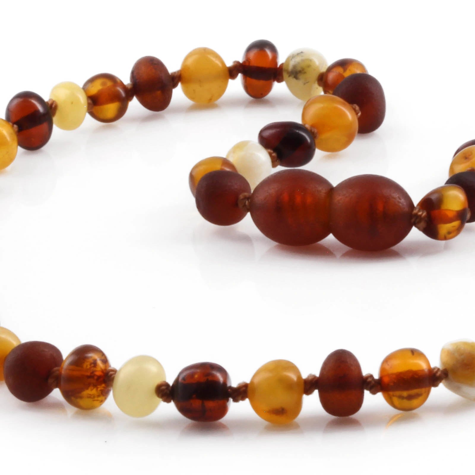 BALTIC AMBER TEETHING NECKLACE. LIMITED EDITION. XLE19