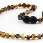 BALTIC AMBER TEETHING NECKLACE. LIMITED EDITION. XLE25