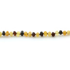 Baltic Amber Teething Bracelet. Baroque Multicolour 4mm - BA134