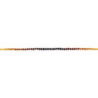 Baltic Amber Teething Bracelet. Baroque Rainbow 5mm - BA65