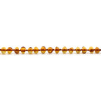 Baltic Amber Teething Necklace. Baroque Cognac 5mm - BA7