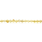 Baltic Amber Teething Bracelet. Baroque Yellow 5mm - BA80