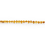 Baltic Amber Teething Bracelet. Baroque Light Cognac 4mm - BA112