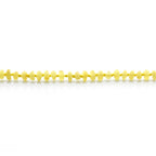 Baltic Amber Teething Bracelet. Roundel Milky Yellow 5mm - RO32