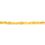 Baltic Amber Teething Necklace. Olive Yellow Matte 5mm - OL12