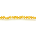 Baltic Amber Teething Necklace. Baroque Yellow 4mm - BA60