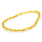 Baltic Amber Teething Necklace. Baroque Yellow 4mm - BA60