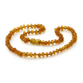 Baltic amber roundel baby necklace, 32cm