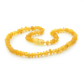 Baltic Amber Teething Necklace. Roundel Yellow 5mm - RO22